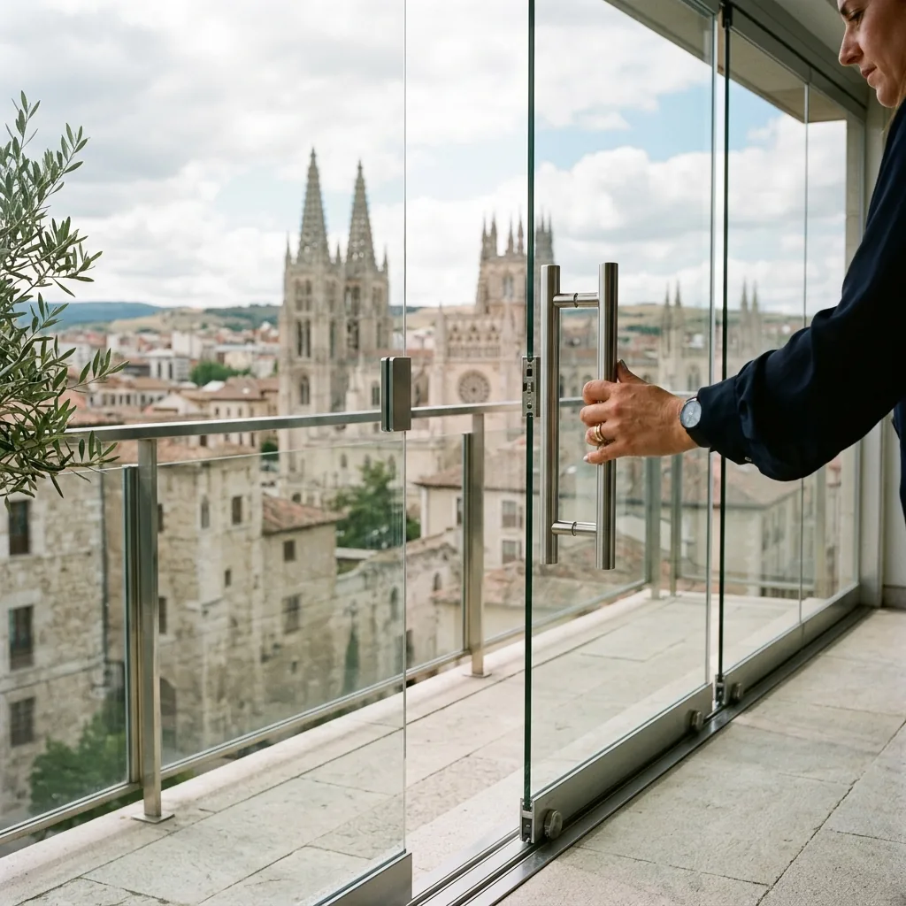 Cortinas de cristal vs aluminio